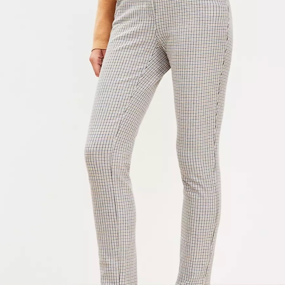 Ann Taylor loft - Petite Sutton Skinny Pants in Plaid Bi-Stretch NWT Petite 00 - Picture 3 of 5